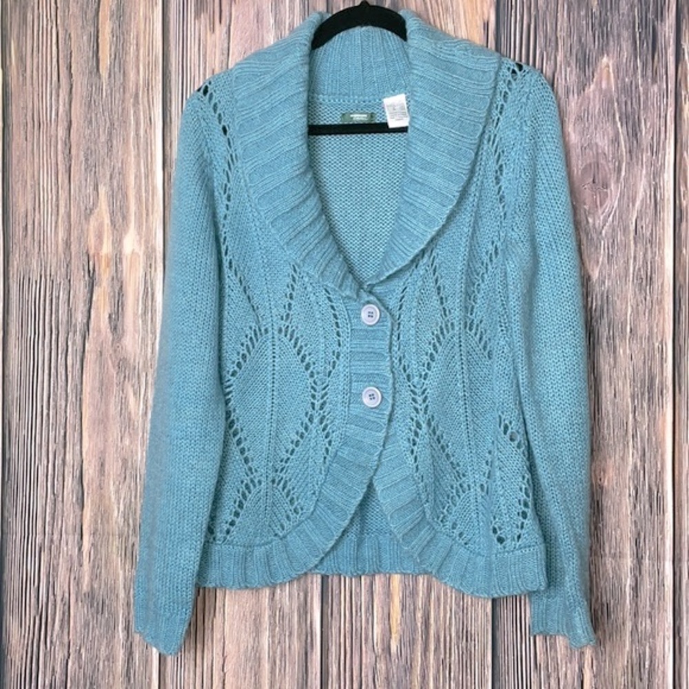 LAREDOUTE WOMEN CARDIGAN Size 14/16 Color Blue